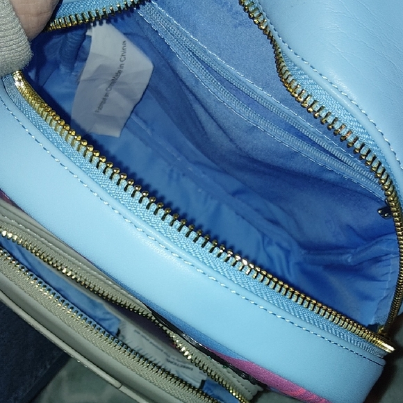 Loungefly Blue and Gray Raccoon Backpack - Picture 3 of 6